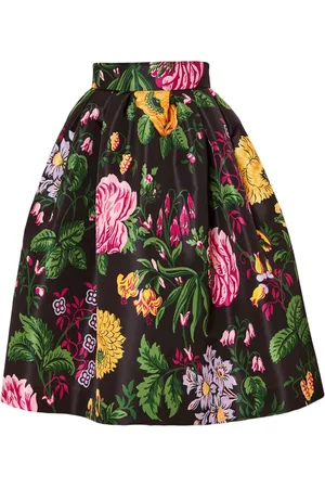Carolina Herrera Nederdel med blomstertryk