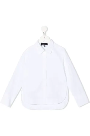 Emporio Armani Langærmet skjorte i poplin