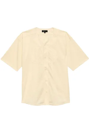 Purple Brand Crest Baseball skjorte