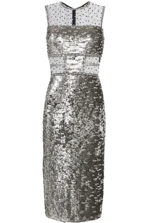 Jenny Packham Nixie midi-kjole med pailletter