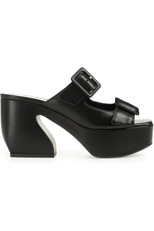 Sergio Rossi Si Rossi 45mm mules med læder