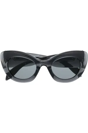 Alexander McQueen Transparente cat eye-solbriller