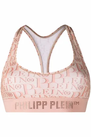 Philipp Plein Bh med logotryk og nitter