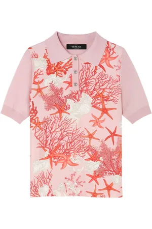 VERSACE Strikket Barocco Sea polo