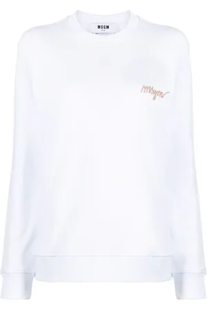 Msgm Sweatshirt med broderet logo