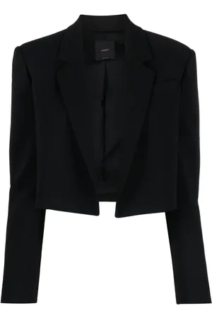 Pinko Cropped blazer med hakrevers