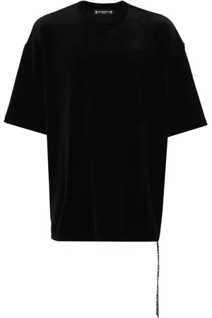 MASTERMIND JAPAN T-shirt i velour med bleget dødningehoved