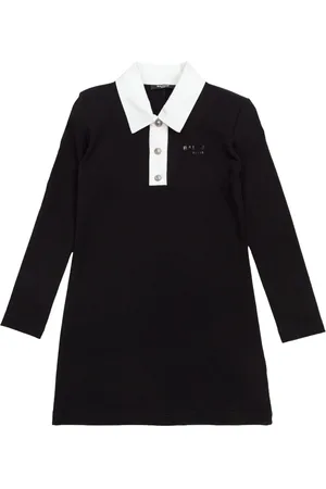 Balmain Skjortekjole med logotryk