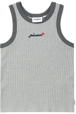 Chocoolate Ribbet tanktop med broderet logo