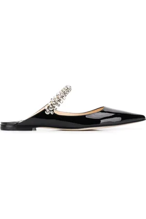 Jimmy Choo Spidse Bing mules med krystaludsmykning