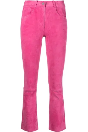 arma leder Cropped smalle bukser