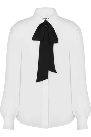 Moschino Bluse med sløjfekrave