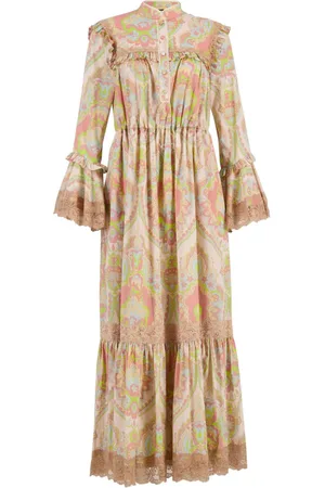 Gucci Flæsekjole med blomstertryk