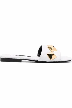 Philipp Plein Flade sandaler i matelassé med nitter