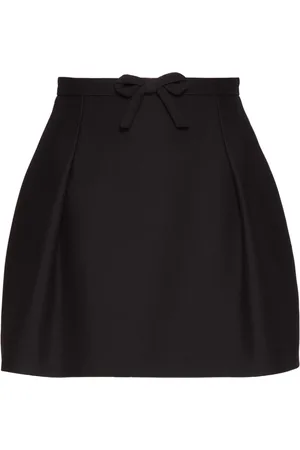 VALENTINO GARAVANI Kort Crepe Couture nederdel