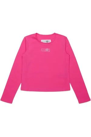 Maison Margiela T-shirt i jersey med nummertryk