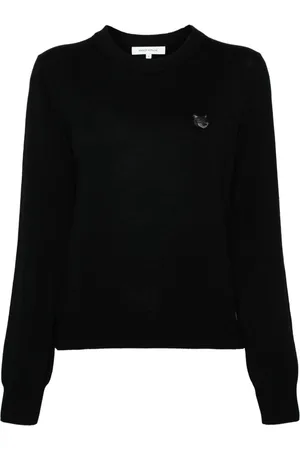 Maison Kitsuné Trøje med ræveapplikation