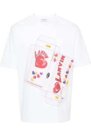 Lanvin T-shirt med slik-tryk
