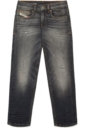 Diesel D-Lucas jeans med smalle ben og slitageeffekt