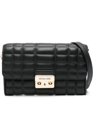 Michael Kors Stor Tribeca crossbody-taske i læder