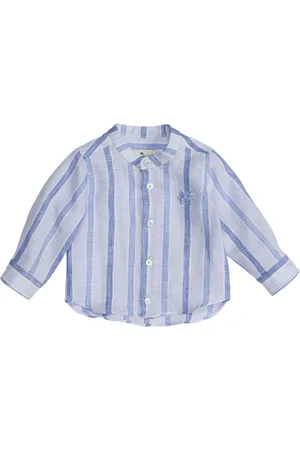 Etro Stribet skjorte med Pegaso-broderi