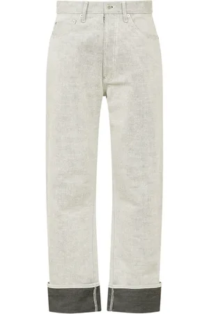 Maison Margiela Højtaljede jeans med lige ben