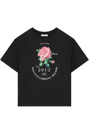 Dolce & Gabbana T-shirt i jersey med logo