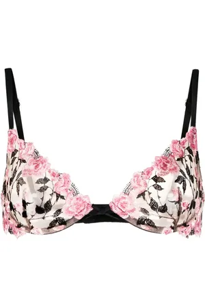 FLEUR DU MAL Demi-bh med blomsterbroderi
