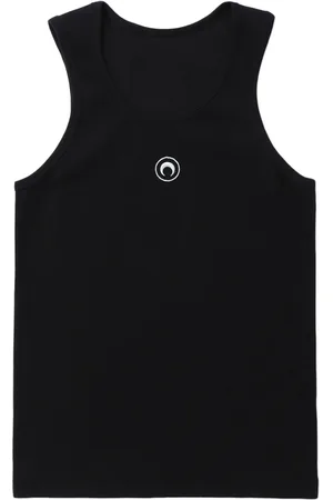 Marine Serre Tanktop med halvmånebroderi