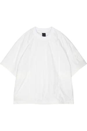 JUUN.J T-shirt med broderet logo og paneler