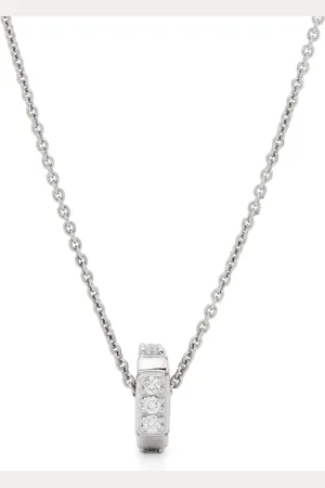 Eera 18kt white-gold Dado diamond necklace