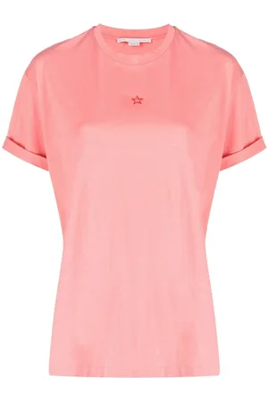 Stella McCartney T-shirt med stjerne-broderi