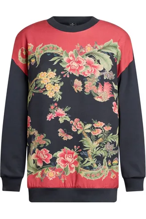 Etro Sweatshirt med logotryk og sænkede skuldre
