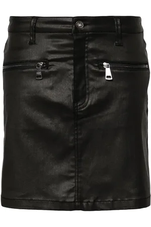 DKNY Kort faconsyet denimnederdel