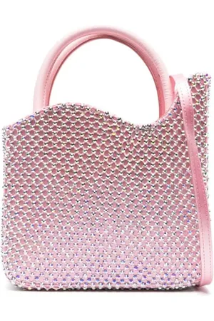 LE SILLA Mini Gilda taske med rhinstenudsmykning