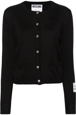 Moschino Cardigan med krystaludsmykning