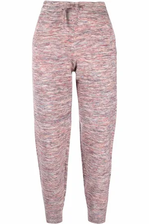 Marant Etoile Joggingbukser med smalle ben og space dye-tryk