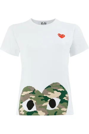 Comme des Garçons T-shirt med hjertetryk