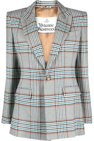 Vivienne Westwood Enkeltradet ternet blazer