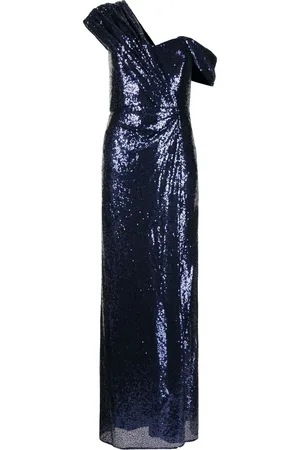 Badgley Mischka Mellemlang kjole med cold-shoulder