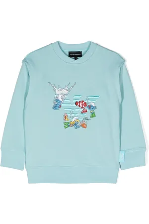 Emporio Armani X Smurfs sweatshirt