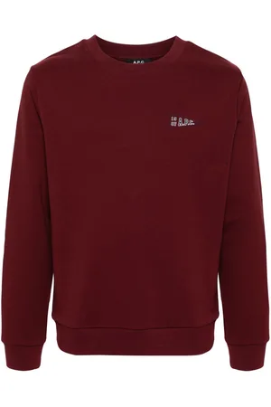 A.P.C. Sweater med logo-broderi
