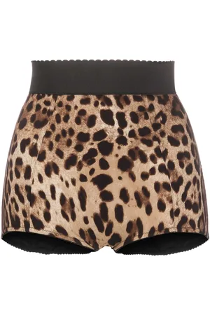 Dolce & Gabbana Shaping-trusser med leopardtryk