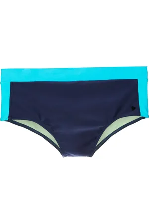 AMIR SLAMA Badeshorts med logoapplikation