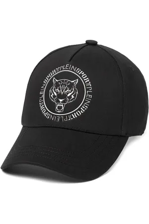 Philipp Plein Carbon baseballkasket med tigertryk