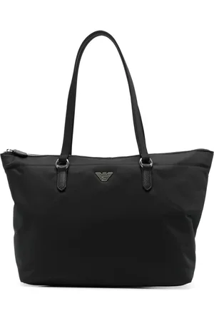 Emporio Armani Tote med logoplade