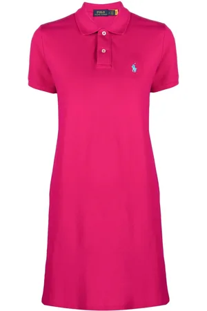 Ralph Lauren Broderet kjole med polokrave
