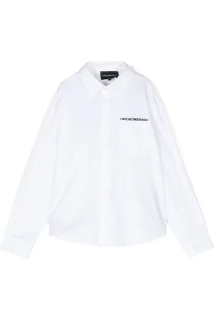 Emporio Armani Skjorte med broderet logo