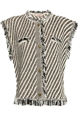 Twin-Set Vest med frynser