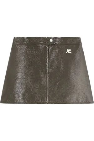 Courrèges Kort Reedition Vinyl nederdel